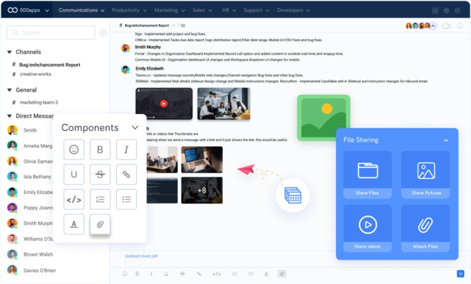 instant messaging leave note